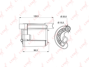 Фильтр топливный погружной LYNXauto LF-995M. Для: TOYOTA Camry(V25) 2.2-2.5 97-01 / Vista / Ardeo(V50) 1.8-2.0 98-03 / Harrier 2.2-3.0 97-00 / Alteza(GXE10) 2.0 99-05 / Prius(NHW11) 1.5 00-01, LEXUS RX300 00-03 / IS200 99-00 / GS300-400 97-00, фото 1