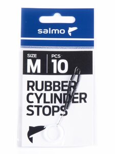 Стопоры резин. Salmo RUBBER CYLINDER STOPS р.002M 10шт., фото 3