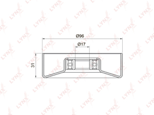 Ролик натяжного механизма / приводной LYNXauto PB-5030. Для: LEXUS GS300-400 93-05 / IS300 01-05, фото 1