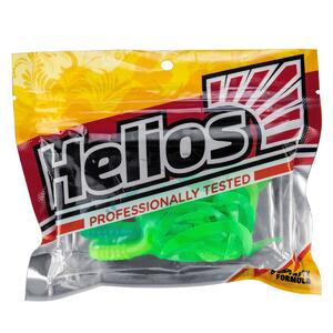 Твистер Credo Four Tail 3,35"/8,5 см Blue Lime 10шт. (HS-20-040) Helios, фото 2