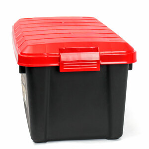 Ящик многофункц. особопрочный СЛЕДОПЫТ Expedition Box, 50 л, 700х360х320 мм, цв. черный/красный, фото 7