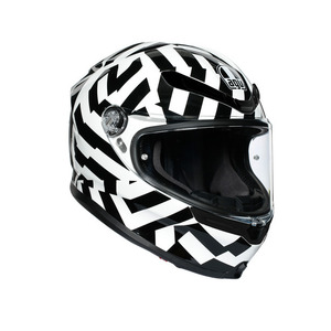 Шлем AGV K-6 MULTI Secret Black/White XXL, фото 1