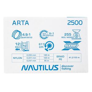 Катушка Nautilus Arta 2500 NEW, фото 12
