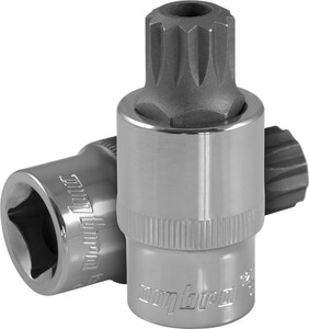 Ombra 120716T Насадка торцевая 1/2"DR с вставкой-битой TAMPERPROOF SPLINE, M16H, фото 1