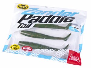 Виброхвосты LJ 3D Series Zander Paddle Tail 5.5in (14.00)/Z09 3шт., фото 4