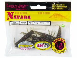 Твистеры съедоб. искусст.  LJ Pro Series NAYADA 3.0in (07.62)/PA03 7шт., фото 4