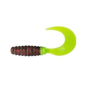 Твистер Credo 2,35"/6,0 см Rusty Gold & Lime 7шт. (HS-10-017) Helios, фото 2