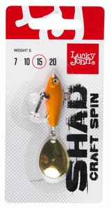 Тейл-спиннер Lucky John SHAD CRAFT SPIN 15.0г  016 в блистере, фото 3