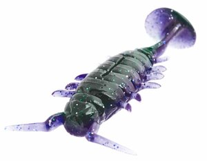 Виброхвосты съедобные искусственные LJ Pro Series ALIEN BUG 2,5in (06,35)/T52 7шт., фото 2