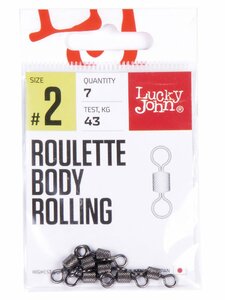 Вертлюги LJ Pro Series ROULETTE BODY ROLLING 002 7шт., фото 2