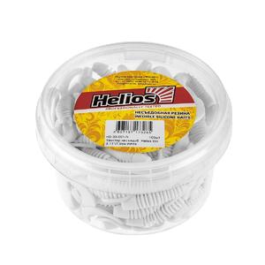 Твистер несъедоб. Din 3,11"/7,9см White 100шт. (HS-33-001-N) Helios (0), фото 2