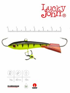 Балансир Lucky John CLASSIC 6 + тр. 60мм/31RT блистер, фото 3