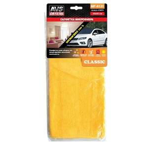 Салфетка для автомобиля AVS MF-6131 из микрофибры, 35 × 40 см, фото 3