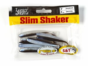 Виброхвосты съедоб. искусст. LJ Pro Series SLIM SHAKER 3in (07.60)/T46 9шт., фото 4