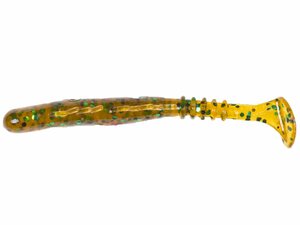 Виброхвосты съедобные LJ Pro Series BUGSY SHAD 3.9in(10.00)/PA19 5шт., фото 3