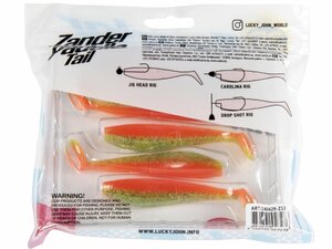 Виброхвосты LJ 3D Series ZANDER PADDLE TAIL 4.0in (10.00)/Z12 5шт., фото 5
