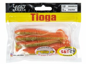 Виброхвосты съедоб. искусст. LJ Pro Series TIOGA 3.9in (10.00)/Z12 5шт., фото 4