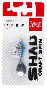 Тейл-спиннер Lucky John SHAD CRAFT SPIN 07.0г 018 в блистере, фото 3