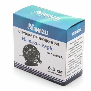 Катушка инерционная Namazu "Eagle" алюм., р. 6,5 см, фото 6