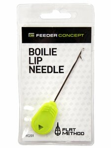 Игла насадочная FC Flat Method BOILIE LIP NEEDLE с замком, фото 2