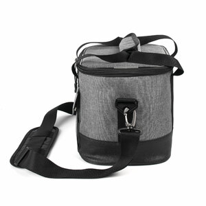 Сумка изотермическая СЛЕДОПЫТ Gray Line Pro, 13 л, цв. серый меланж, фото 5