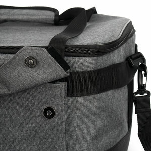 Сумка изотермическая СЛЕДОПЫТ Gray Line Pro, 34 л, цв. серый меланж, фото 10