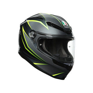 Шлем AGV K-6 MULTI Flash Grey/Black/Lime XS, фото 1