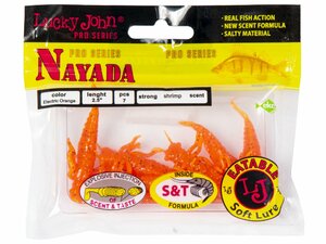 Твистеры съедоб. искусст.  LJ Pro Series NAYADA 2.5in (07.62)/036 7шт., фото 4