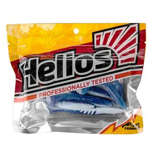 Виброхвост Slash 2,64"/6,7 см Blue Sparkles & White 10шт. (HS-19-026) Helios (0), фото 2