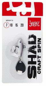 Тейл-спиннер Lucky John SHAD CRAFT SPIN 07.0г 017 в блистере, фото 3