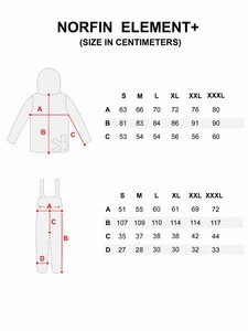 Костюм зим. Norfin ELEMENT + 06 р.XXXL, фото 10