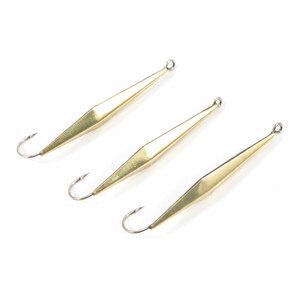 Блесна вертикальная "Яман" Киллер,размер 40 мм, вес 3,5 г, цвет латунь (уп.3 шт.), фото 3