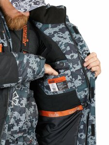 Костюм зимний Norfin DISCOVERY 3 CAMO 03 (серо-черный размер L), фото 7