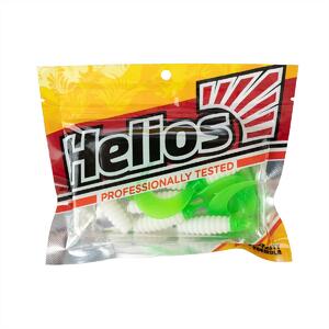Твистер Credo 2,35"/6,0 см White & Green 7шт. (HS-10-016) Helios, фото 3