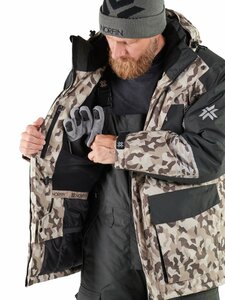 Костюм зимний  Norfin TORNADO PRO DESERT LE 04 ( бежево-коричневый размер XL), фото 14