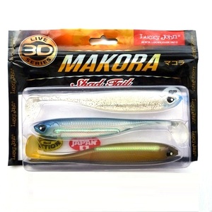 Виброхвосты LJ 3D Series MAKORA SHAD TAIL 6.0in (15,24)/MIX1 3шт., фото 1