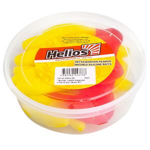 Твистер несъедоб. Kasandra 4"29/10,9см Acid lemon & Red 20шт. (HS-34-029-N-20) Helios, фото 2
