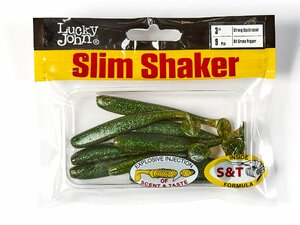 Виброхвосты съедоб. искусст. LJ Pro Series SLIM SHAKER 3in (07.60)/S67 9шт., фото 4