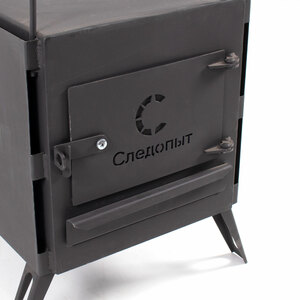 Печь дровяная Следопыт Heavy большая (с экранами, угловыми трубами и грибком), фото 4