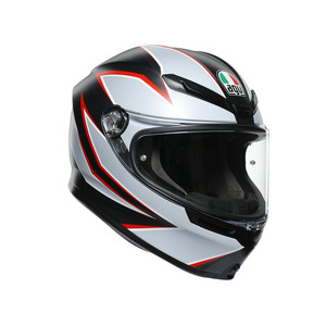 Шлем AGV K-6 MULTI Flash Matt Black/Grey/Red XS, фото 1