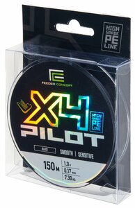 Шнур плетёный Feeder Concept Pilot x4 BRAID Black 150/017, фото 2