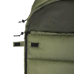 Спальный мешок Beluha 220х70 (300 гр/м.кв) хаки (термофайбер/шерсть) (HS-BEL-300/1) Helios, фото 8