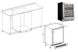 Винный шкаф Temptech OX60DX, фото 7