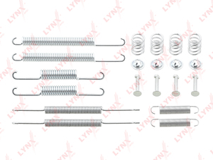 Ремкомплект для установки тормозных колодок барабанного тормоза LYNXauto BC-8041. Для: AUDI 100 77-94 / 80 90-96, VW Caddy 95-04 / Golf II 86-91 / Passat 88-00, фото 1