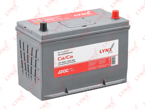 Аккумулятор LYNXauto J20C. Для 90 Ah, 750 A, обратная, 306x173x225, JIS, фото 2