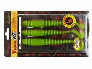 Виброхвосты съедобные LJ Pro Series TIOGA FAT 5.8in (14.70)/T44 3шт., фото 4