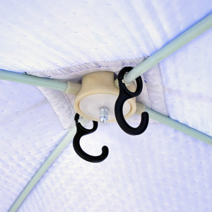 Палатка зимняя куб СЛЕДОПЫТ Long 2,15х1,8 м, S по полу 3,8 кв.м, 3 слоя, цвет синий/белый, фото 5