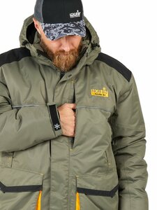 Костюм зимний Norfin ARCTIC 4 + 04(зеленый-черный р.XL), фото 5
