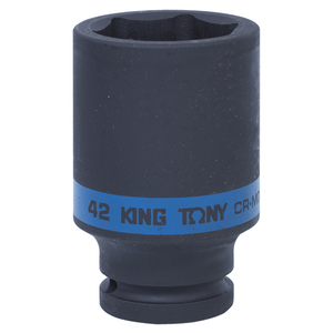 Головка торцевая ударная глубокая шестигранная 3/4", 42 мм KING TONY 643542M, фото 1