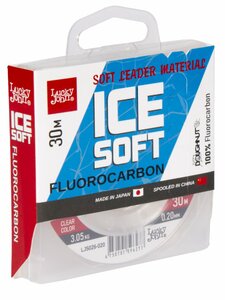 Леска моно. Lucky John ICE SOFT FLUOROCARBON 030/020, фото 2